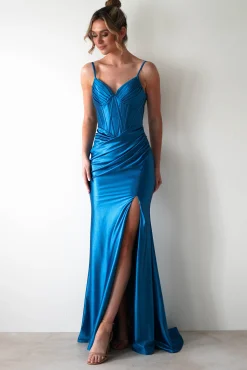 Discount Meaghan Bodycon Gown | Turquoise Sommerkleider|Sommerkleider