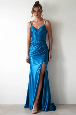 Discount Meaghan Bodycon Gown | Turquoise Sommerkleider|Sommerkleider