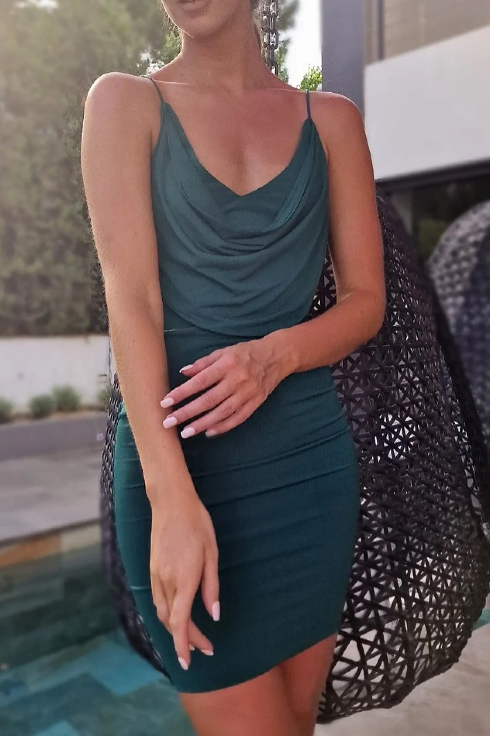 Best Meaghan Mini Dress | Forest Green Kleider In Minilänge|Minikleider