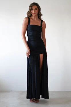 Online Milla Jersey Bodycon Maxi Dress | Black Lange Kleider|Maxikleider
