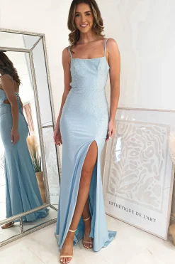 Best Obsession Diamond Gown | Light Blue Sommerkleider|Sommerkleider