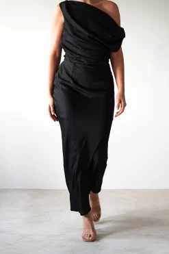 Discount Odelle Soft Off The Shoulder Maxi | Black Lange Kleider|Maxikleider