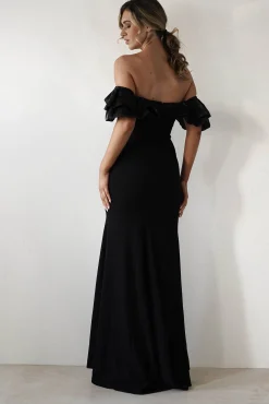 Sale Olympia Off The Shoulder Gown | Black Lange Kleider|Maxikleider