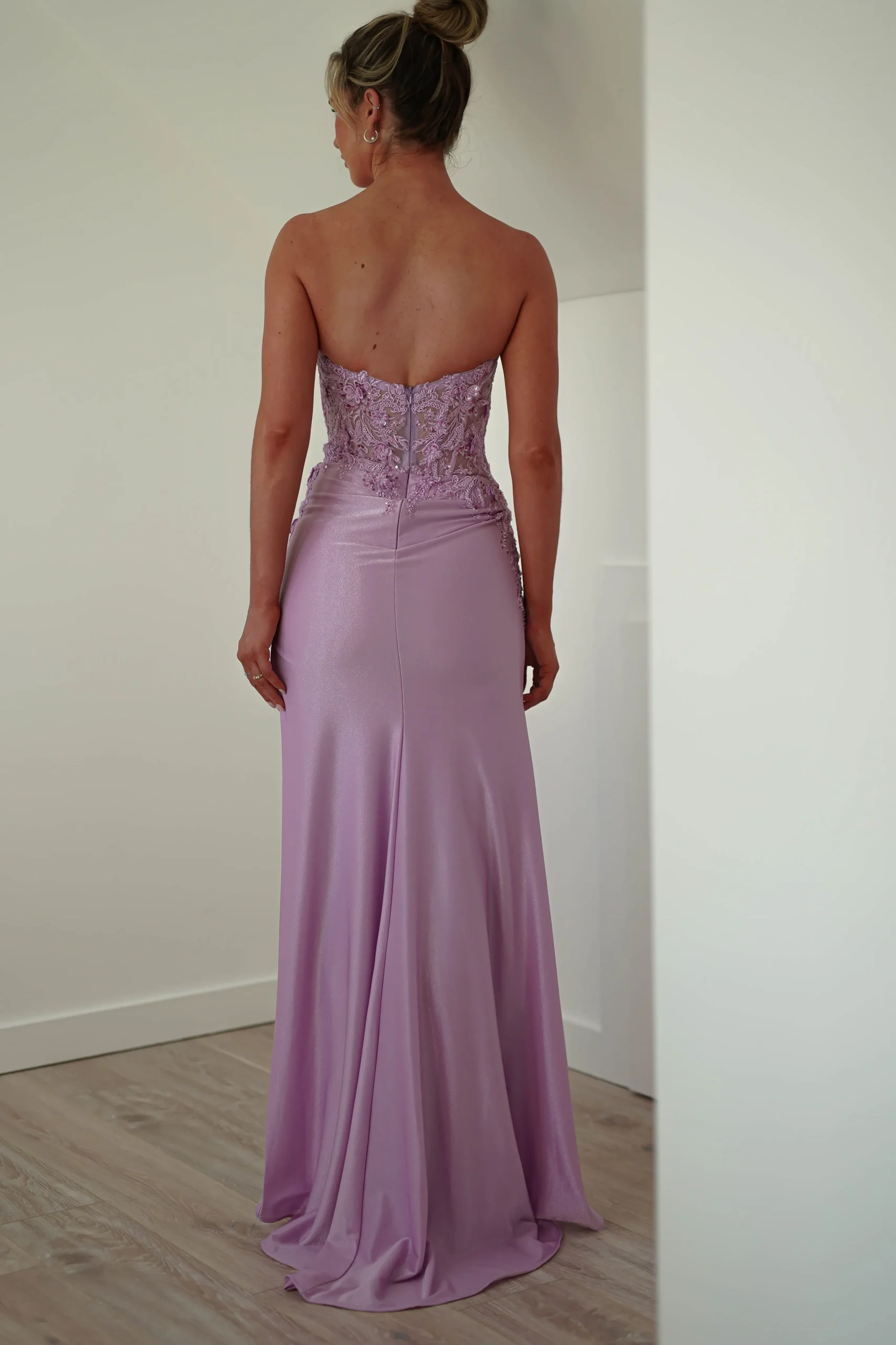 Clearance Perla Embellished Gown | Lilac Lange Kleider|Maxikleider