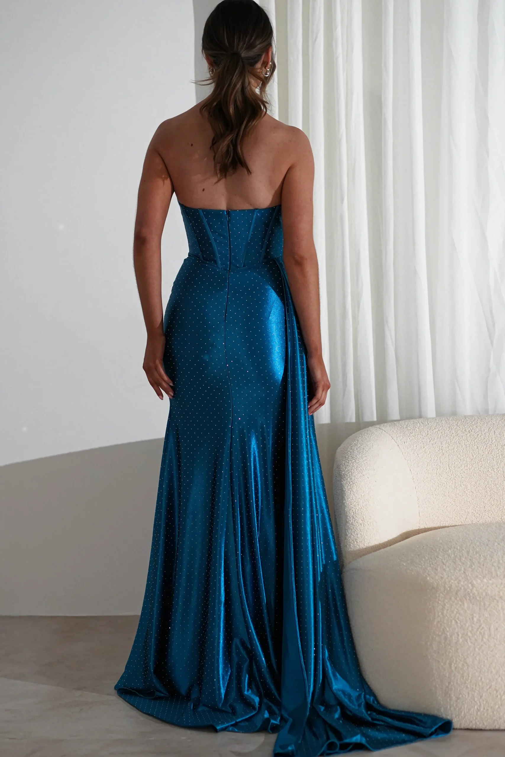 Outlet Pranvera Embellished Luxurious Gown | Peacock Ballkleider|Ballkleider