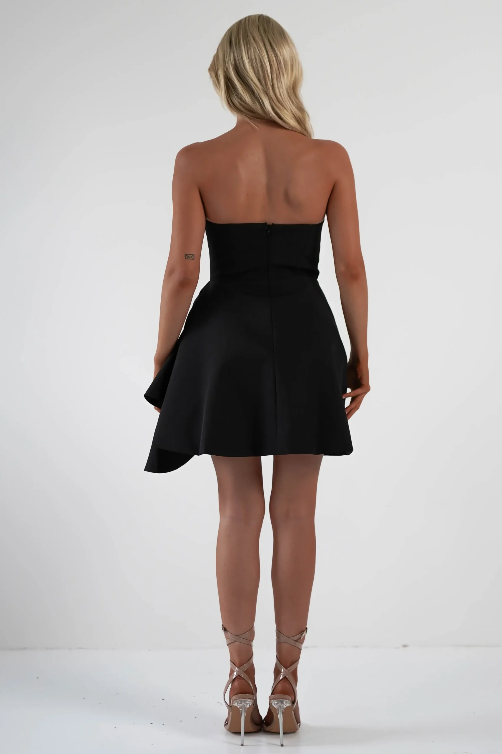 Best Quinta Strapless Mini Dress | Black Kleider In Minilänge|Minikleider