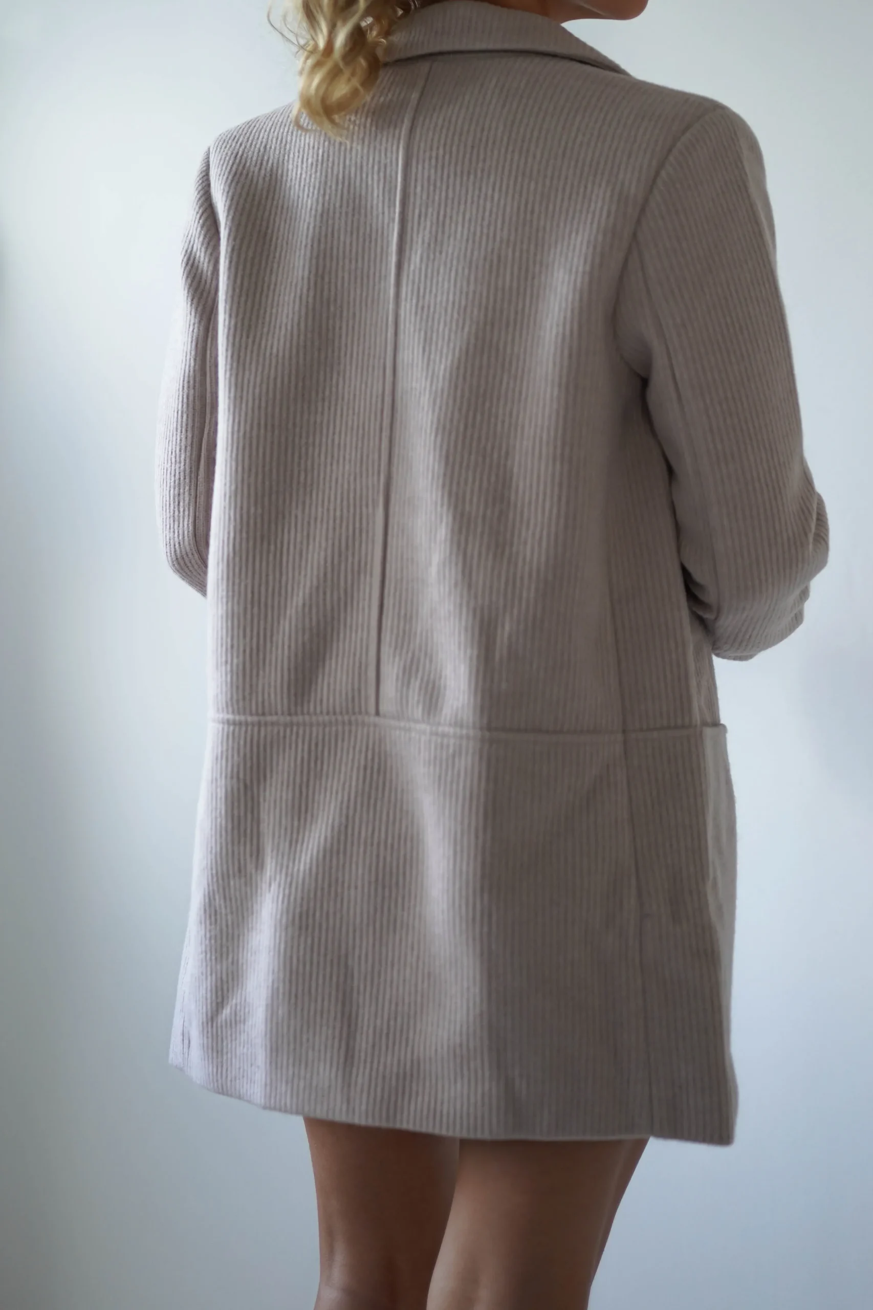Sale Reno Tailored Over Sized Coat | Taupe Blazer Und Mäntel|Sommerkleider