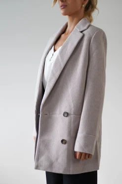 Sale Reno Tailored Over Sized Coat | Taupe Blazer Und Mäntel|Sommerkleider