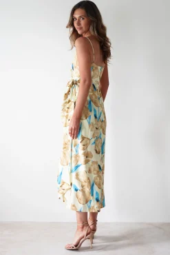 Sale Sarah Floral Print Midaxi Wrap Dress | Mixed Print Mittellange Kleider|Midi-kleider