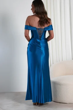 New Serena Off The Shoulder Gown | Peacock Sommerkleider|Sommerkleider
