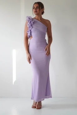 Online Sydney Bodycon Maxi Dress | Lilac Lange Kleider|Maxikleider