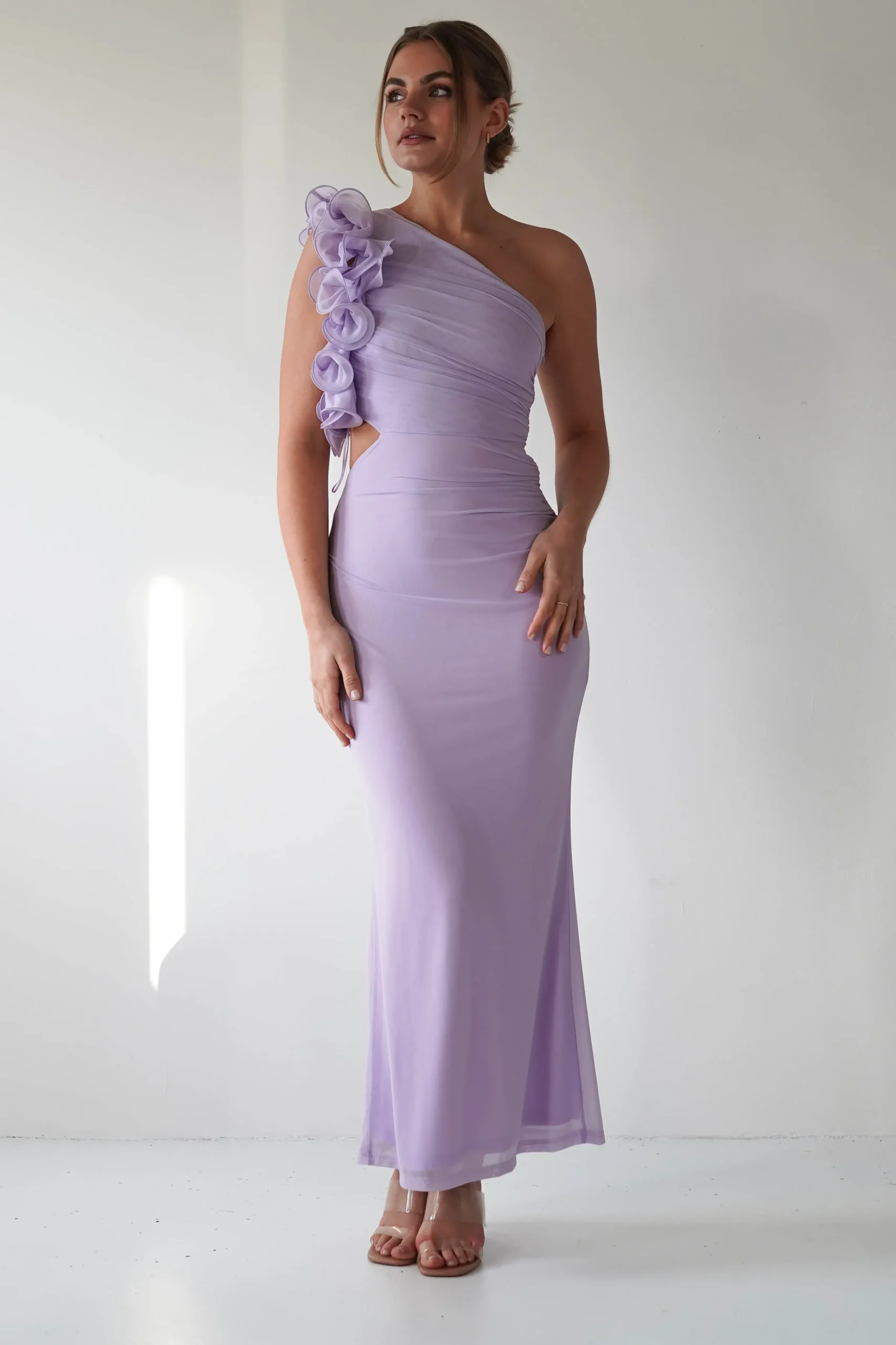 Online Sydney Bodycon Maxi Dress | Lilac Lange Kleider|Maxikleider