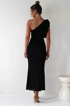 Hot Sydney Bodycon Maxi Dress | Black Lange Kleider|Maxikleider