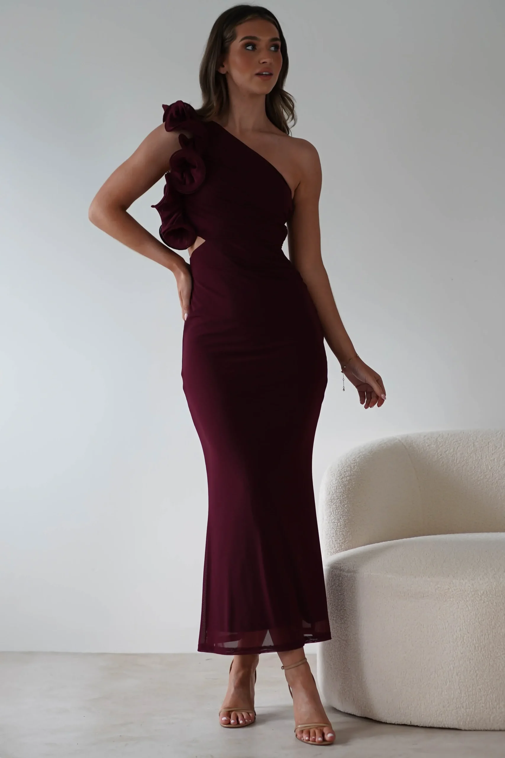 Sale Sydney Bodycon Maxi Dress | Wine Lange Kleider|Maxikleider