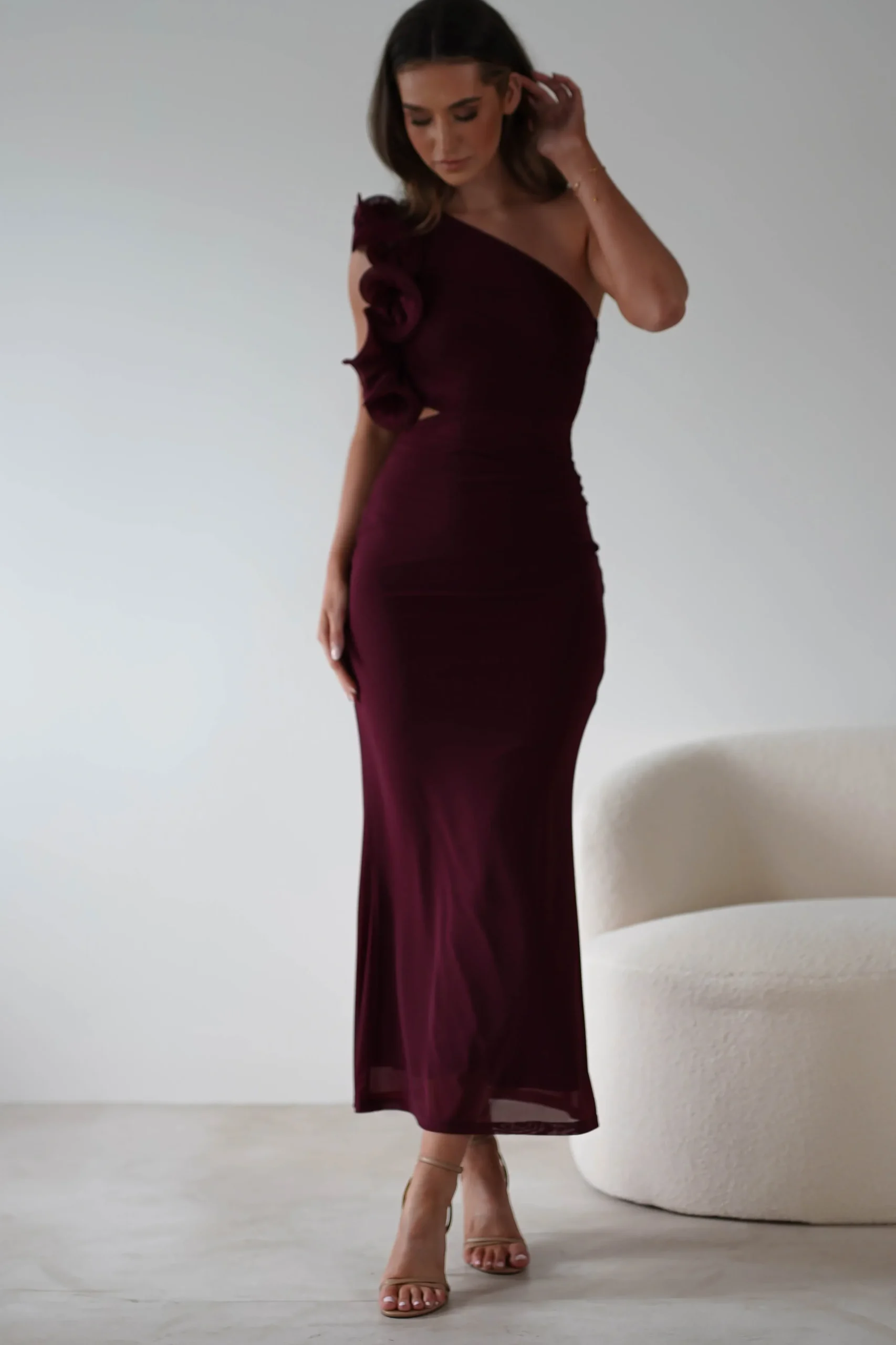 Sale Sydney Bodycon Maxi Dress | Wine Lange Kleider|Maxikleider