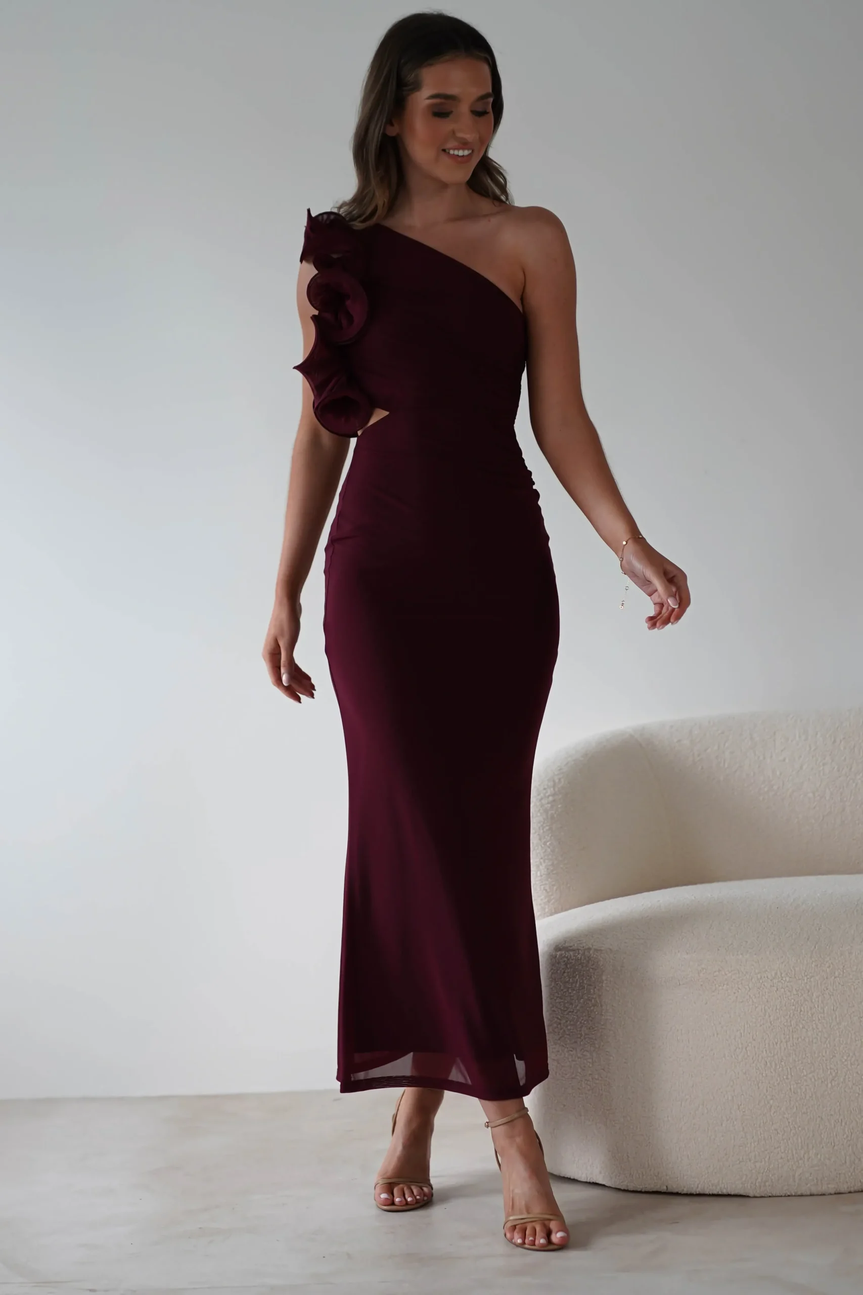 Sale Sydney Bodycon Maxi Dress | Wine Lange Kleider|Maxikleider